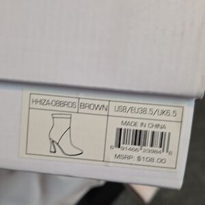 Halston Heritage Chocolate Heeled Boots